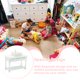 thumbnail image 4 of Vogacara Mini-lavabo para casa con cajón, báscula educativa, juego de baño blanco con paisaje, accesorios realistas en miniatura, fregadero de cocina Muebles de casa de muñecas Vogacara FN010755-01B, 4 of 6