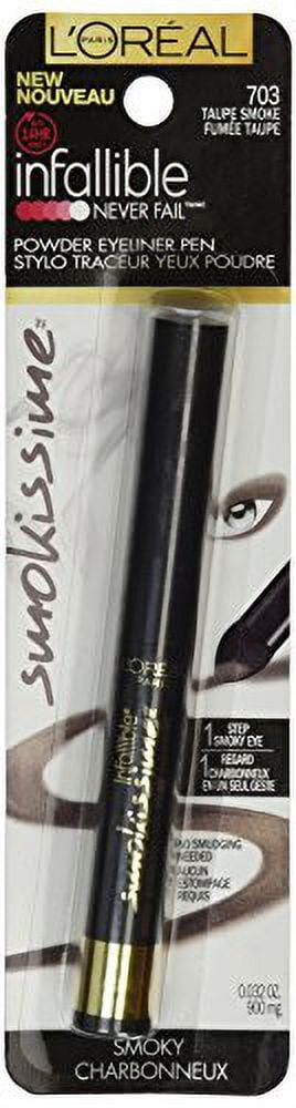 L'Oreal Paris Infallible Smokissime Powder Eyeliner Pen, Taupe Smoke