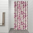 thumbnail image 3 of Waterproof Pioneer Shower Curtain 36x72 Inch Polyester Unique Colorful Floral Shower Curtain for Bathroom Hotel Home Decor with 7 Plastic Hooks, 3 of 5