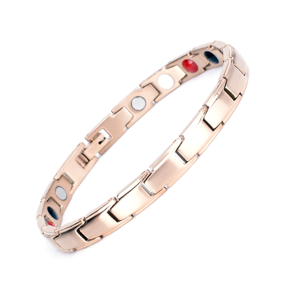 with a Gift Box and a Free Small Gift Titanium Stainless Steel Ladys Fashion Magnetic Bracelet with a Gift Box and a Free Small Gift Titanium Stainless Steel Ladys Fashion Magnetic Bracelet