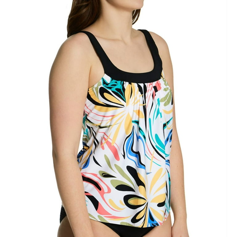 Women's Coco Reef U69685 Retro Swirl Ultra Fit Bra Sized Tankini