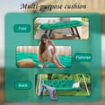 thumbnail image 2 of HONEY HOME 71in x 40 in Porch Swing Cushions, Waterproof Outdoor Glider Cushions with Ties for Backyard and Garden, Lake Blue, 2 of 7