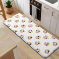 thumbnail image 5 of White Cow Crown Pattern Kitchen Rug Mat,Kitchen Runner Rugs Non Skid Washable,Decorative Kitchen Floor Mats for Kitchen,Sink,Laundry,17"x47.2", 5 of 7