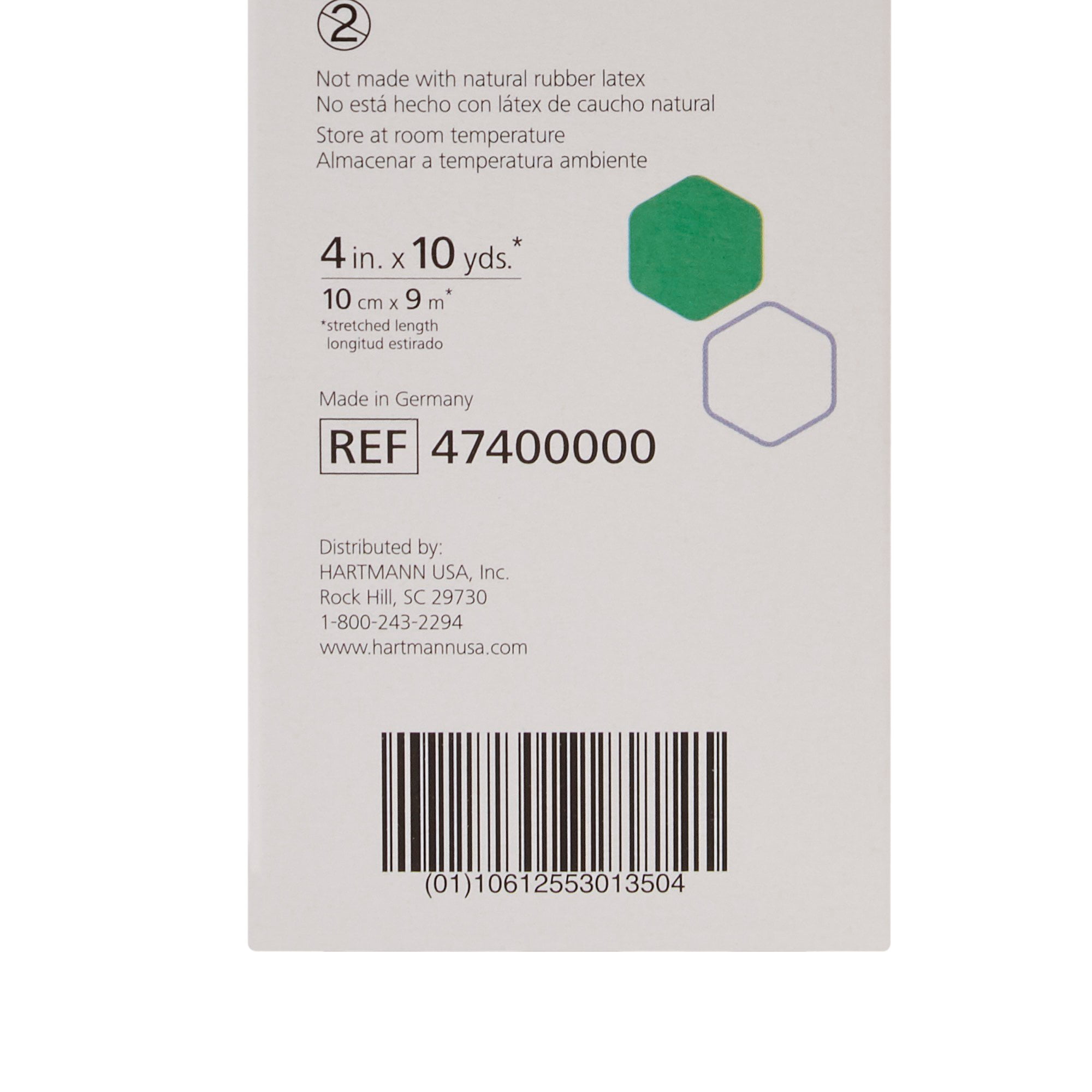 Hartmann Econo-Paste Gauze Dressing Unna Boot with Zinc Oxide (12 Count) - 4 Inch x 10 Yard