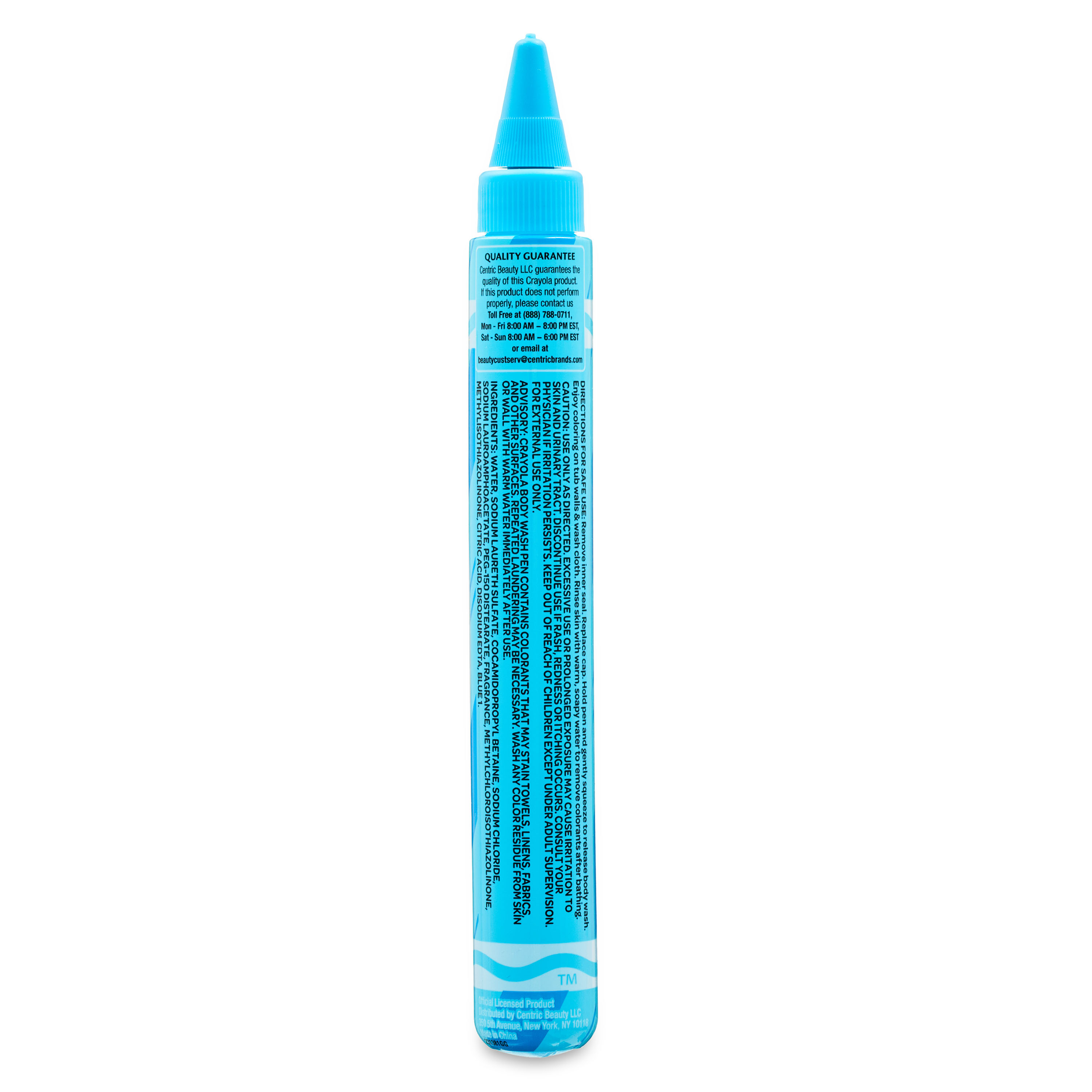 Crayola Body Wash Pen, Blue, 1 fl oz