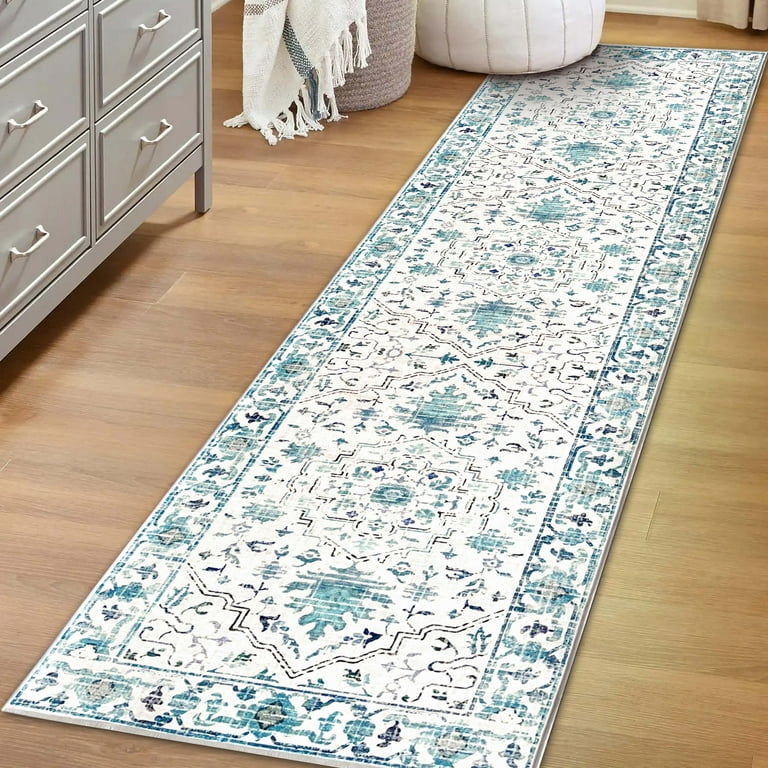 Vernal Machine Washable Non Slip Area Runner Rug High Traffic Non-Shedding  Rugs For Kitchen Floor, Hallway, Bedside, Laundry room Tarez Runners Rugs 