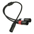 thumbnail image 4 of Miulika 3Pin XLR Female To 5Pin Male Plug Y Splitter Adapter Microphone Plug Cable, 4 of 7