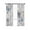 Blue, variant on Blue White Floral Blackout Curtains 39 Inches Long for Bedroom, Botanical Garden Flowers Leaves Thermal Insulated Room Darkening Black Out Window Curtain Panels Grommet Drapes for Living Room