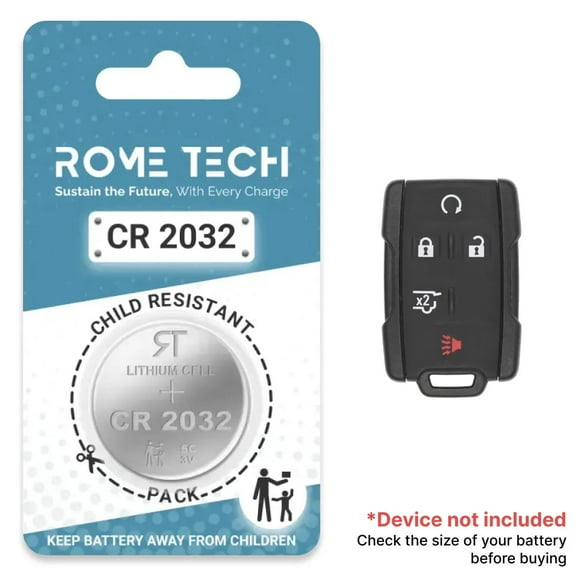 Replacement Battery for Key Fob - Chevrolet Silverado 2019-2023