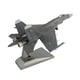 thumbnail image 5 of Modelo de avión de SU 35 a escala 1/100, colección de juguetes realistas para niños con modelo de avión básico para sala de estar en mueble de, 5 of 9