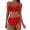 Red, variant on ZZwxWA Women High Cut Bikini Sets String Sexy Swimsuit Two Piece Underwire Bathing Suit Brazilian Cut Out Cute Swimwear