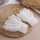 thumbnail image 5 of Pulseras góticas de encaje de mal elástica para muñeca para fiesta de boda paquete de 2 Sunnimix puños desmontables para mujer, 5 of 8