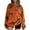 002_Saffron, variant on JGNGSHN Halloween Sweatshirt Women Long Sleeve Flannel Dropped Shoulder Sweater Top Spider Pumpkins Print Shirts Spooky Season Pullover Oversize Fall Clothes