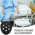 thumbnail image 4 of MOVTOTOP OUNONA Commode Chair Shower Board 29.50X25.50X2.00CM Black Color, 4 of 8