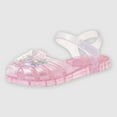 thumbnail image 6 of ZACPNCV Toddler Jelly Sandals Kids Girls Sequin Princess Shoes Closed Toe Summer Beach Flat Sandal with Ankle Strap Pink 4.5-5 Years, 6 of 7