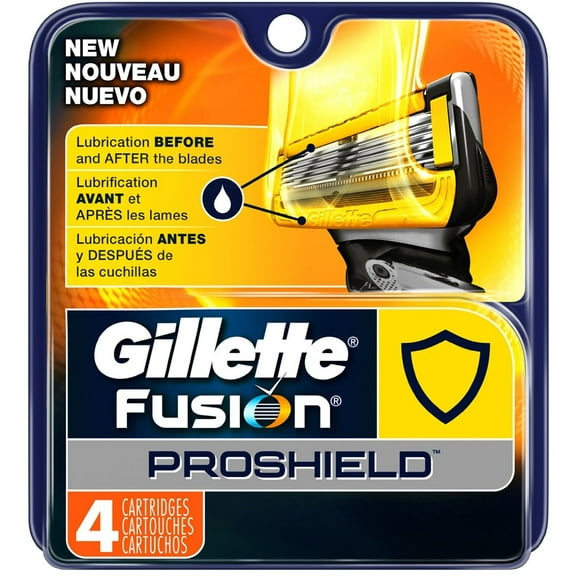 2 Pack Gillette Fusion Proshield Men's Razor Blade Refills 4 ct