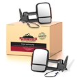 thumbnail image 2 of Trail Ridge Tow Mirror Power Heated Amber Signal Texture Black Pair for GM Truck, 2 of 4