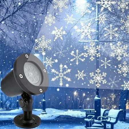 Cooltop Christmas Projector Light Snowflake Lamp Holiday Decorations for Indoor Outdoor Garden Parties