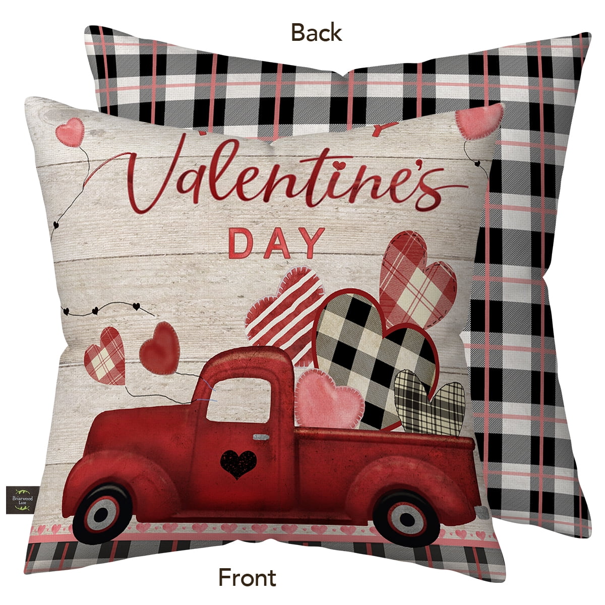 Briarwood Lane Indoor/Outdoor Pillow 17x17 Valentine's Love Pickup For Valentine's Pillow