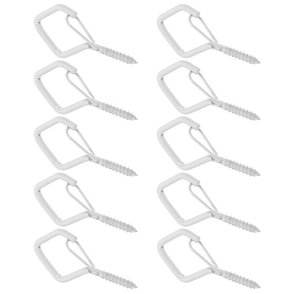 10 Pcs Crochet à Vis pour Guirlandes Lumineuses Extérieures