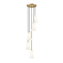 Z-Lite Riviera 1 Light Pendant in Olde Bronze