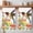 Color-10, variant on 2PC Flower and hummingbird kitchen towels, absorbent and non-slip, suitable for multi-purpose household cleaning such as kitchen, bathroom, living room, dining room and bedroom