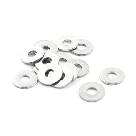 

15pcs 304 Stainless Steel M4 Flat Washer 4mmx12mmx1mm for Screws Bolts Nuts