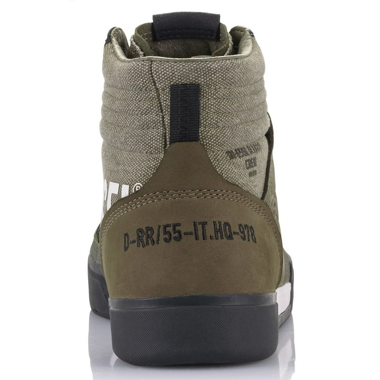Alpinestars X Diesel Akio Mens Motorcycle Shoes Military Green