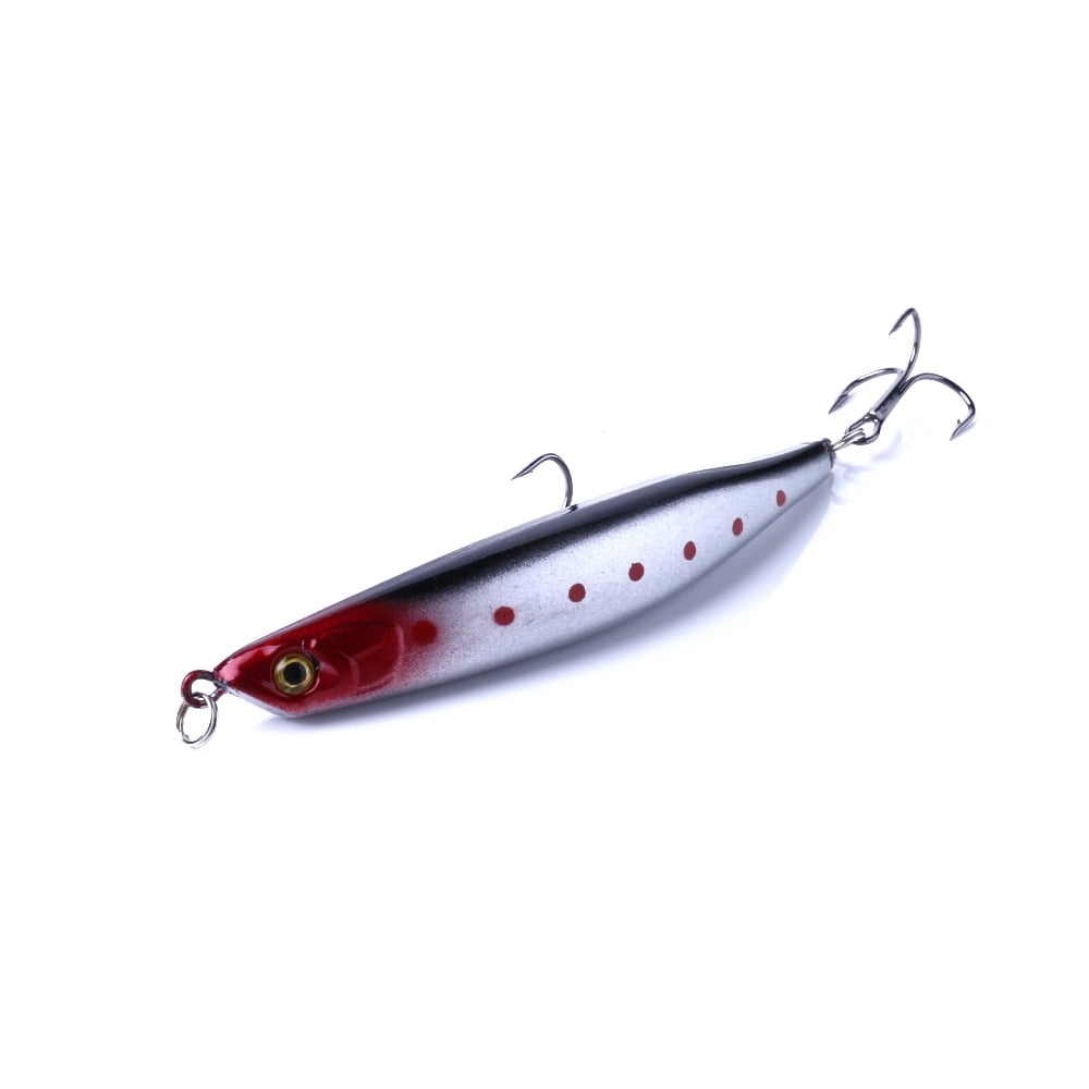 HENGJIA Minnow Bass Fishing Lures, Jerkbait Lure Set Hard Baits Crankbait for Catfish Walleye Trout Fishing Bait 10Pcs/kit