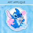 thumbnail image 5 of Disney Lilo & Stitch Loop Terry Cloth Hooded Zip Up Swim Cover Up Little Kid to Big Kid, 5 of 5