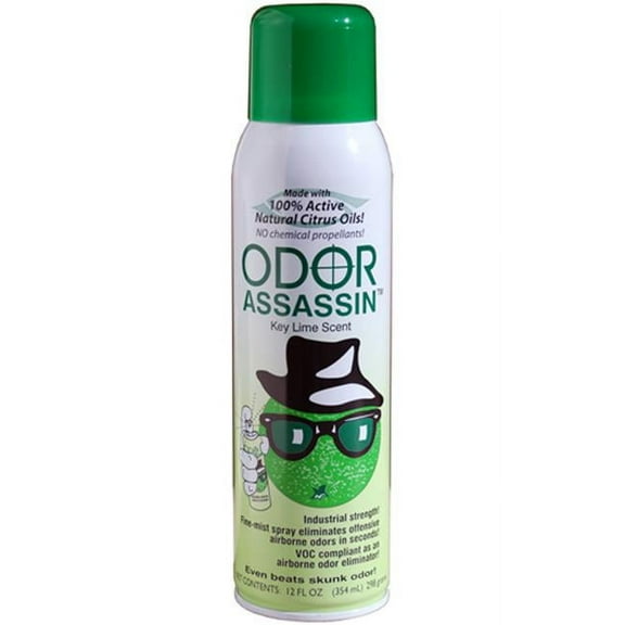 Odor Assassin 12 oz.  Air Freshener Fine Mist Spray, Key Lime