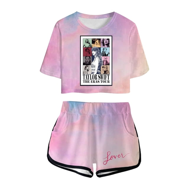 Mejor Belleza para mujer, estilo clásico, para conciertos, para amantes de la música, de 1989, de moda, para niñas y niños,Juego de dos piezas deportivas Light pink 120