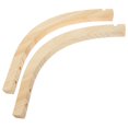 thumbnail image 1 of Porte-fleurs Mural en Bois pour Usage Domestique Beige Décoration Intérieure Extérieure 2 Pcs, 1 of 9