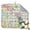 Green, variant on Dish Drying Mat for Kitchen Countertop, Bunny Easter Eggs Absorbent Dish Mat Quick Dry Non Slip Draining Mat Kitchen Drying Pad for Dishes, Utensils 16x18 Inch Colorful Eggs Tree Flower Butterfly
