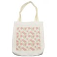 thumbnail image 1 of Pastel Tote Bag, Soft Toned Spring Floral Motif with Peony Blossoms Petals Natural Image, Cloth Linen Reusable Bag for Shopping Books Beach and More, 16.5" X 14", Cream, by Ambesonne, 1 of 2