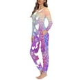 thumbnail image 2 of Renewold Colorful Pj Sleepwear for Women Long Sleeve Pajama Set Size L Valentine's Day Athletic Clothing 2 Pieces Warm Hearts Sweatshirt Sweatpants with Pockets, 2 of 4