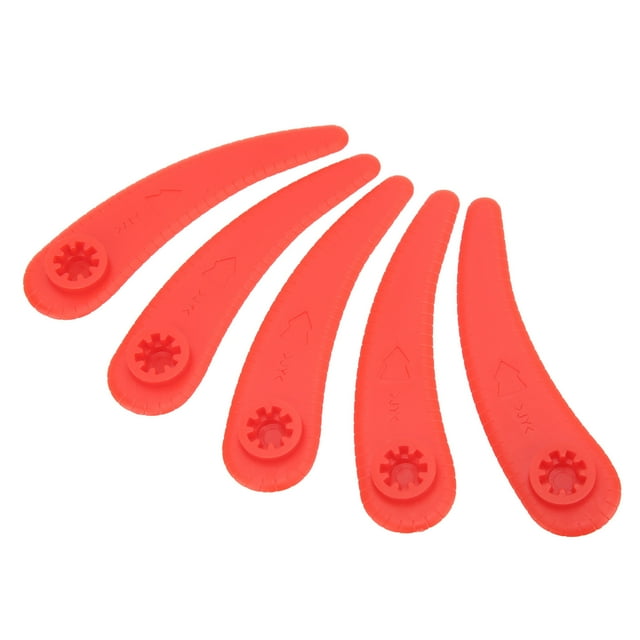 Lames de Tondeuse, Coupe Rapide Flexibles Durables Lames de Tondeuse pour Cour Rouge