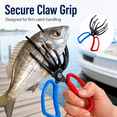 thumbnail image 2 of ABCISI 2pcs 3 Claw Fish Grippers, Multi-Functional Metal Fishing Pliers, Fish Control Clamp, Lightweight Non-Slip Fish Grabber Tool for Catch Fish, Fishing Accessories, 2 of 6