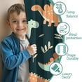 thumbnail image 3 of Blackout Kids Curtains,Cute Dinosaur Pattern Childrens Insulated Curtains Set Of 2,Bedroom Essentials,Toddler Room Decor 52x84in(132x213cm), 3 of 4