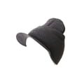 thumbnail image 1 of New Cuffless Acrylic Beanie Visor, Charcoal, 1 of 1