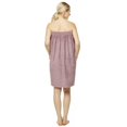 thumbnail image 2 of Women's Turkish Terry Cotton Bath and Shower Towel Wrap Plum Small/Medium, 2 of 5