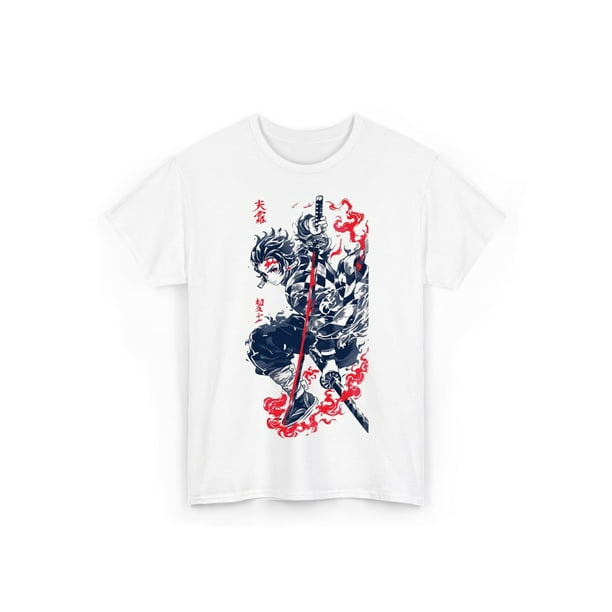 Camiseta de Tanjiro Kamado con respiración acuática, camiseta Demon Slayer, sudadera de anime, camiseta para amantes del anime, camiseta gráfica para hombre para amantes del manga.