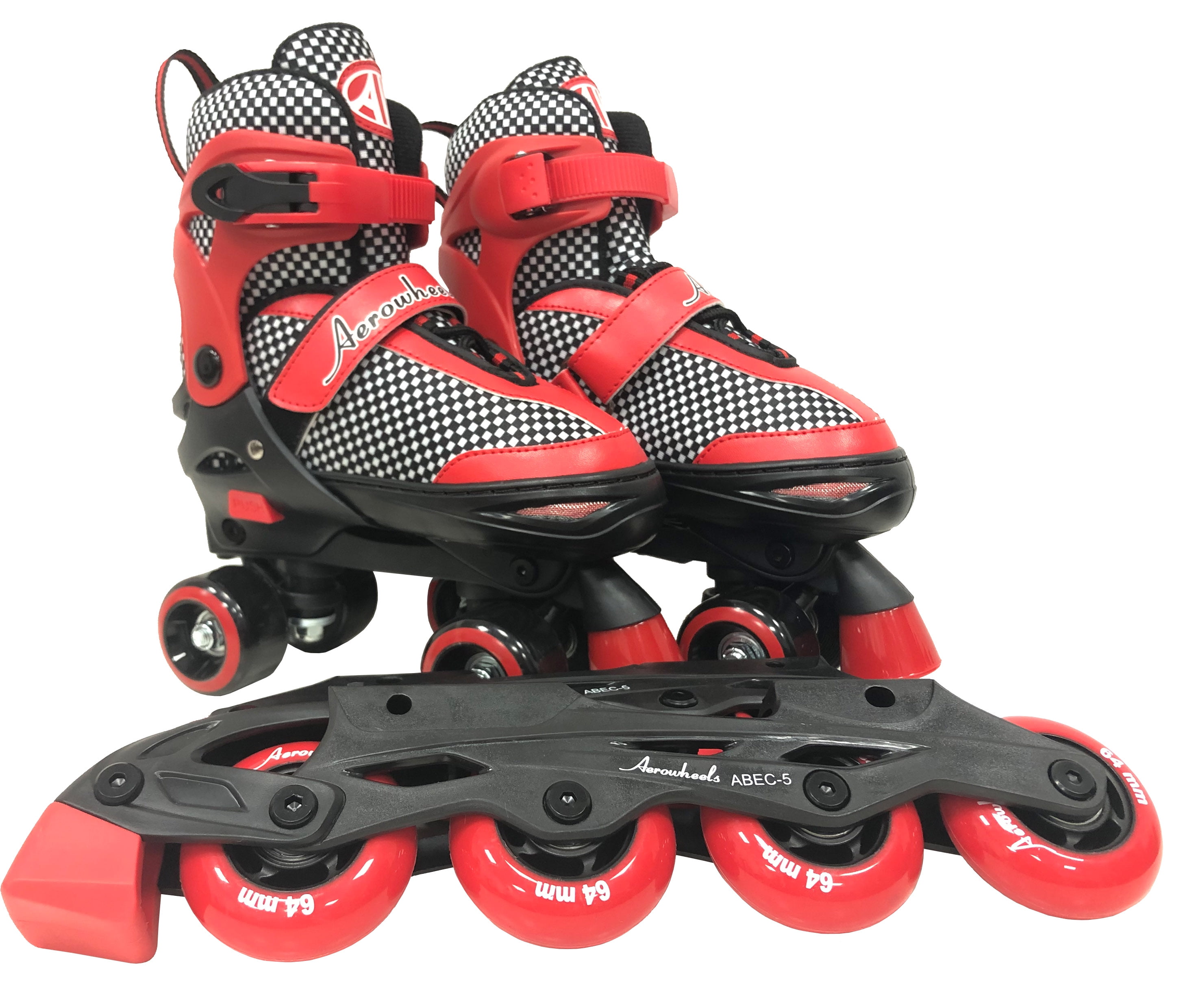 Aerowheels Quad Youth Adjustable Skates Size 1-4 Age 5 for sale online 