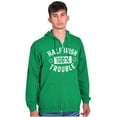 thumbnail image 3 of St Paddys Half Irish 100% Trouble Zip Up Hoodie Men's Women's Brisco Brands S, 3 of 6