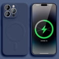 thumbnail image 3 of Original Liquid Silicone For Magsafe Wireless Charge Magnetic Case for iPhone 15 14 Plus 13 12 11 Pro X XR XS Max 7 8 Soft Cover, 3 of 5