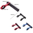thumbnail image 3 of Yuarrent Extensor de manillar de bicicleta de 12-14cm, expansor de manillar de bicicleta de montaña, montaje de velocímetro, soporte de Ciclismo rojo, 3 of 6