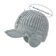 thumbnail image 3 of Baqcunre Clearance! Beanies Hats Men, Elastic Warm Knitted Hat Winter Hat Mens Thickened Wool Hat Outdoor Warm Knitted Hat In Autumn And Winter, Beanie for Women, Baby Beanie, 3 of 7