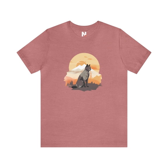 Ponder Cat with Text Short Sleeve Tee