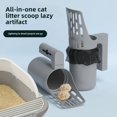 thumbnail image 3 of Cat Litter Scoop with Refill Bags, Plastic Filter Shovel for Cat Litter Box Cleaning, 3 of 7