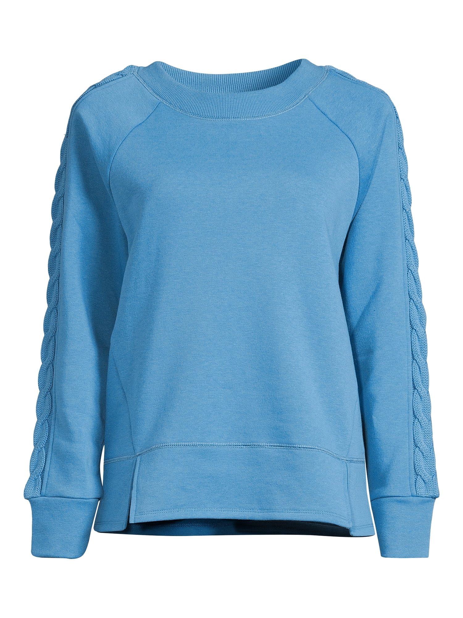 Time and Tru Women's Cable Sweatshirt